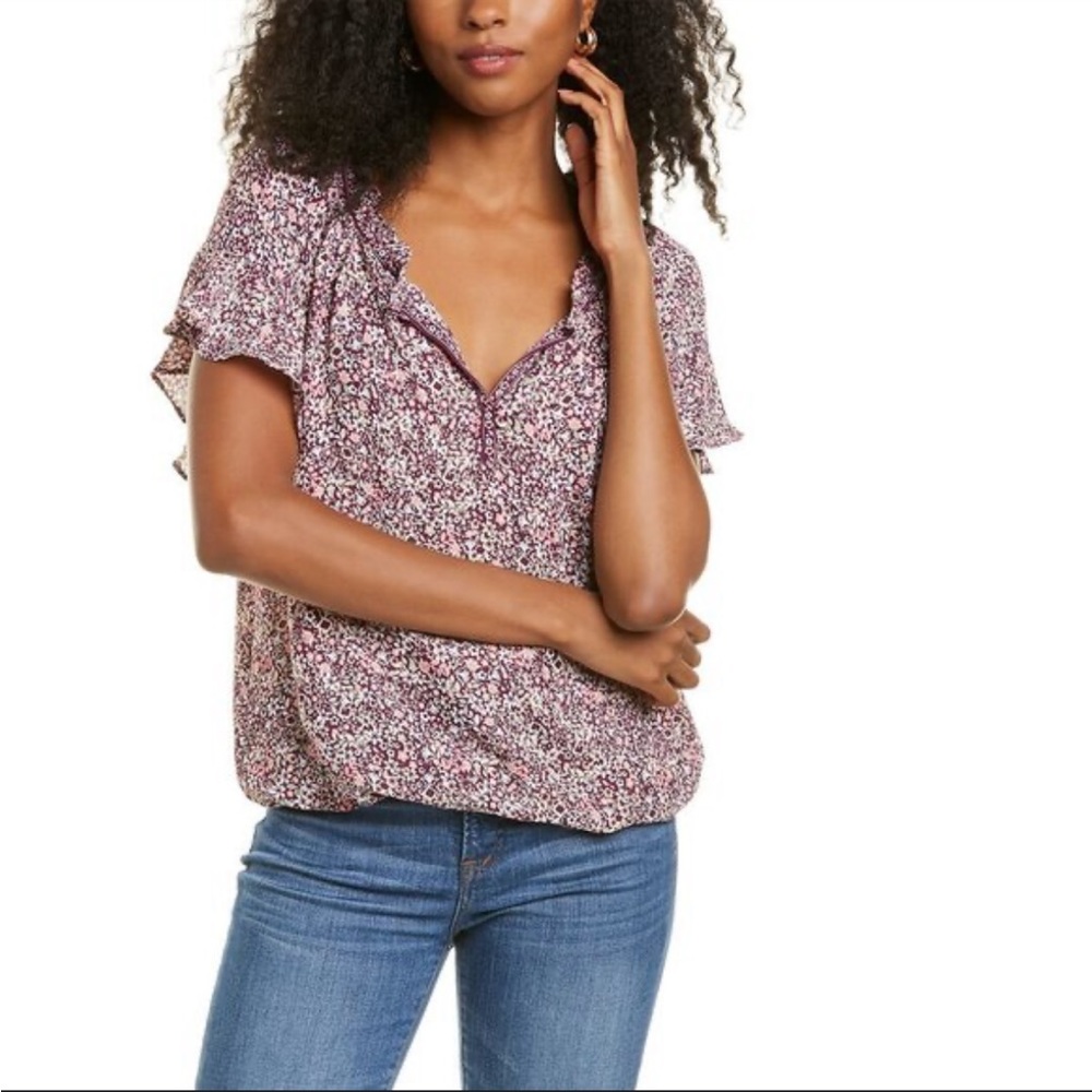 Max Studio Floral Blouse